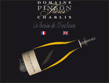 Tablet Screenshot of domaine-pinson.com